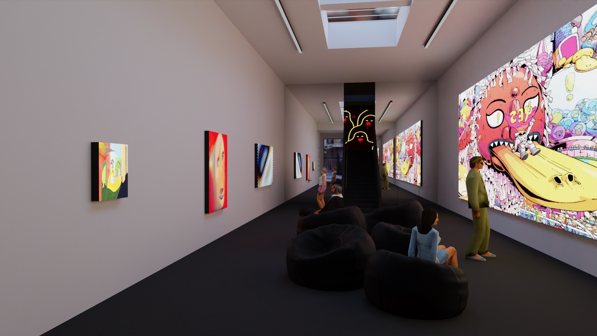 new gallery exit