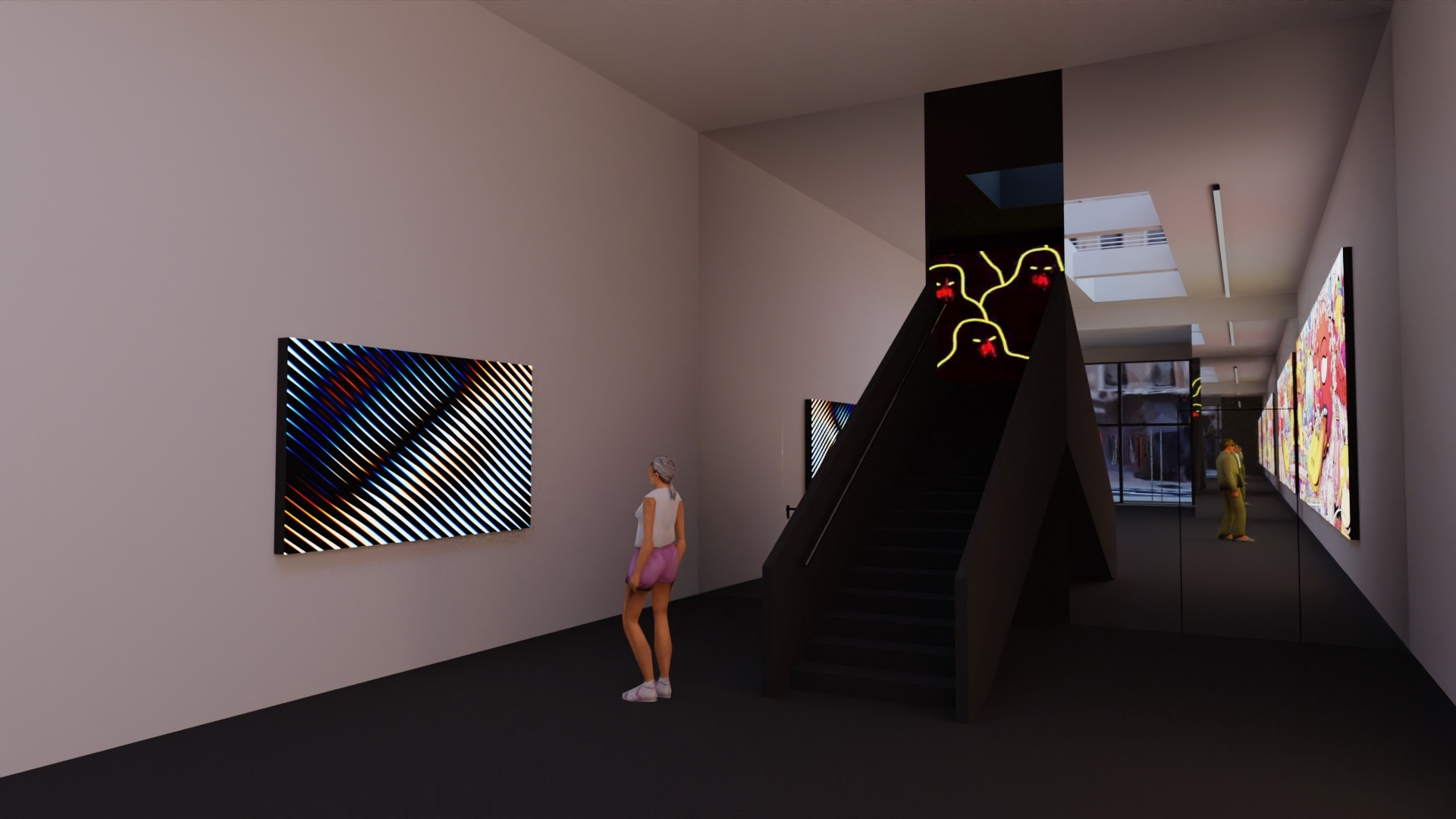 new gallery exit